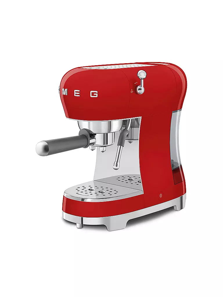SMEG | Machine à expresso Style rétro années 50 Rouge ECF02BLEU | 