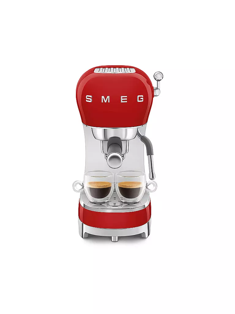 SMEG | Machine à expresso Style rétro années 50 Rouge ECF02BLEU | 