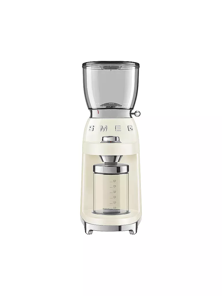 SMEG | Moulin à café Style Rétro Années 50 Crème CGF01CREU | creme