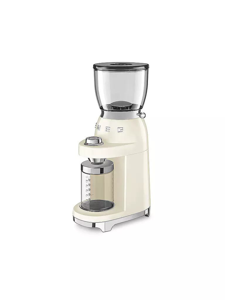 SMEG | Moulin à café Style Rétro Années 50 Crème CGF01CREU | 