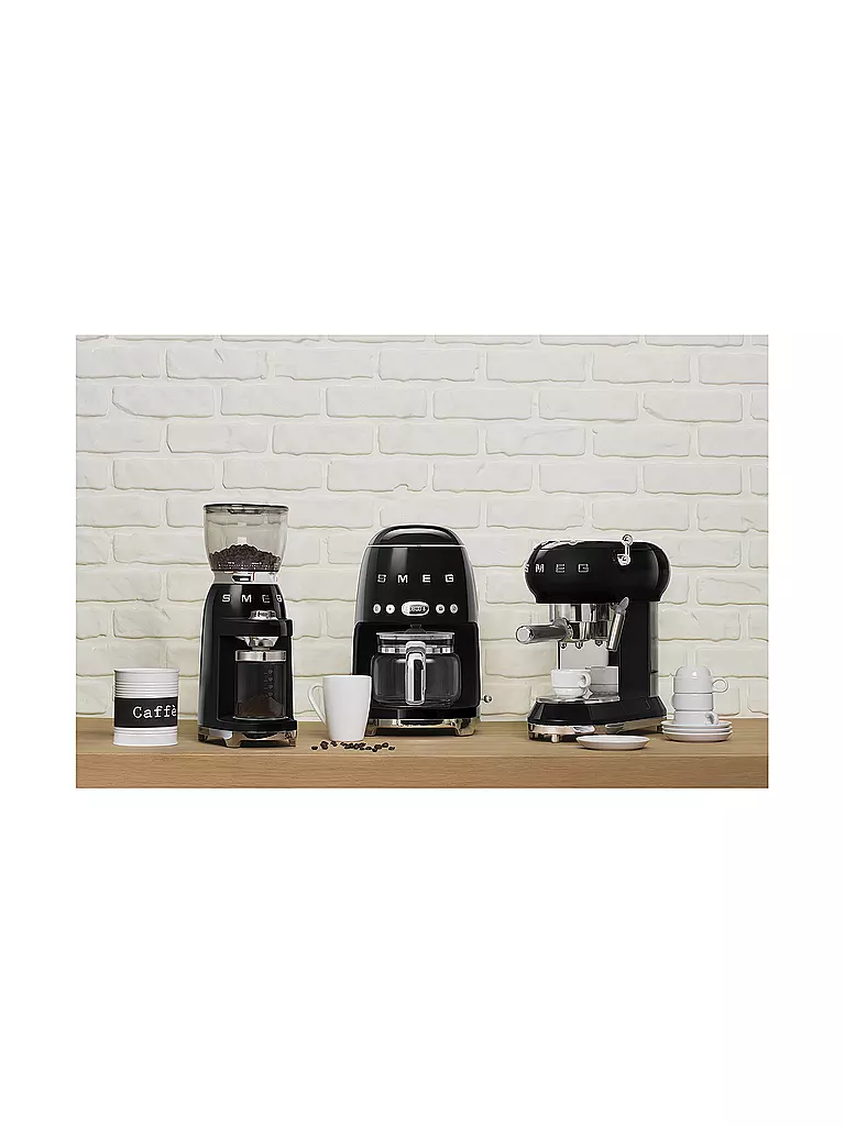 SMEG | Moulin à café Style Rétro Années 50 Noir CGF01BLEU | 