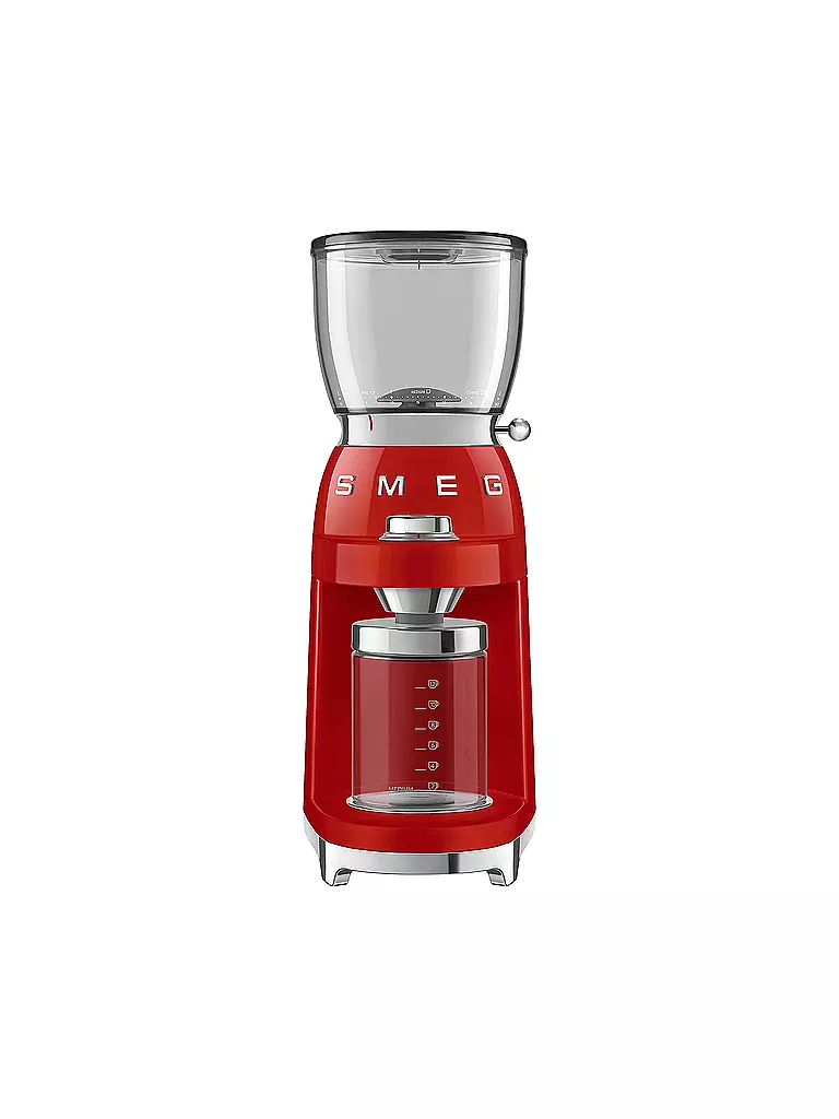 SMEG | Moulin à café Style Rétro Années 50 Rouge CGF01RDEU | rot