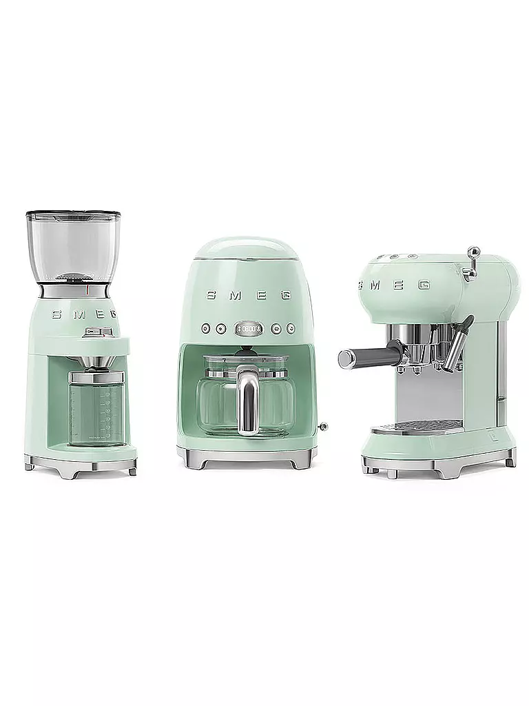 SMEG | Moulin à café Style Rétro Années 50 Vert Pastel CGF01PGEU | 