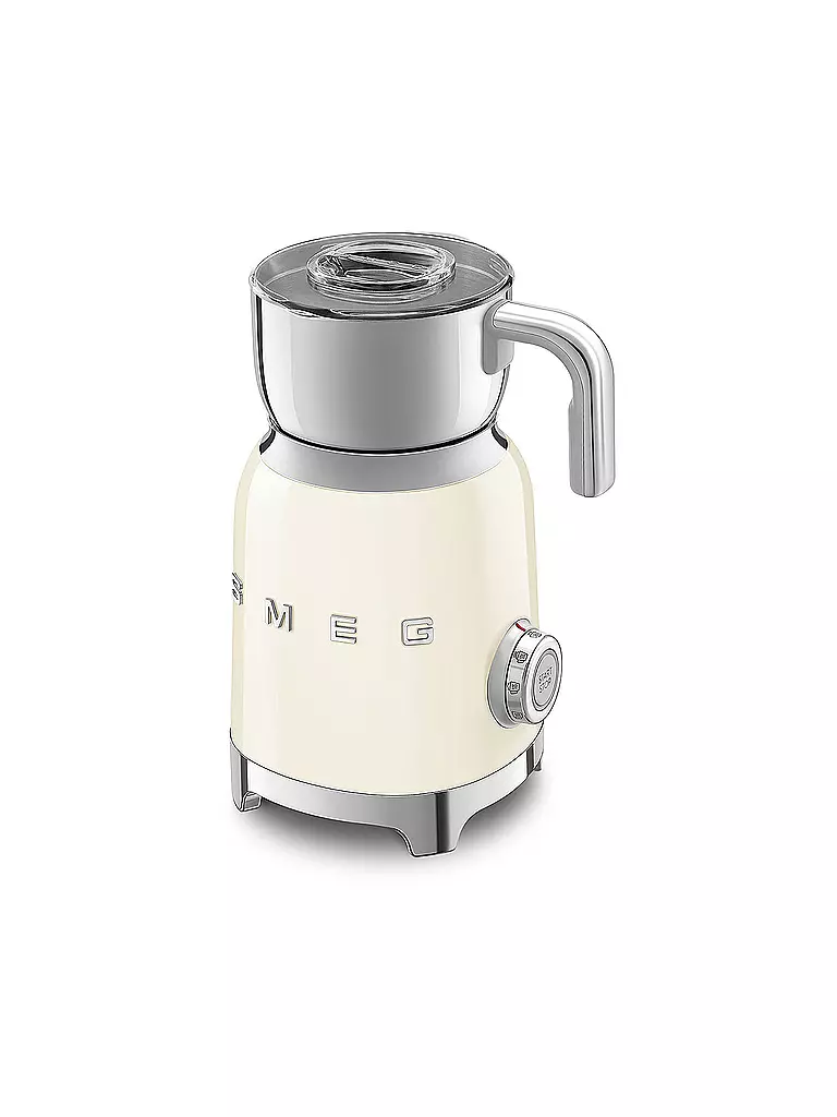 SMEG | Mousseur à lait Style Rétro Années 50 Crème MFF01CREU | 