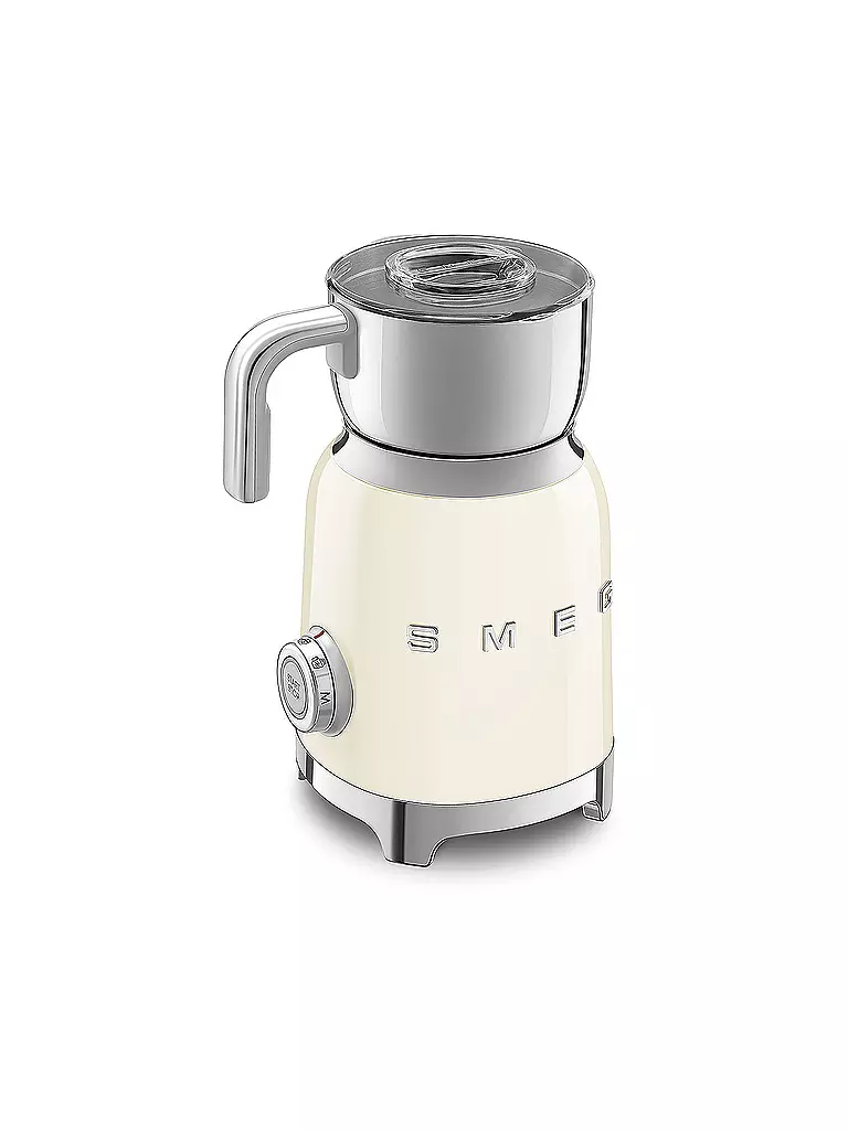 SMEG | Mousseur à lait Style Rétro Années 50 Crème MFF01CREU | 