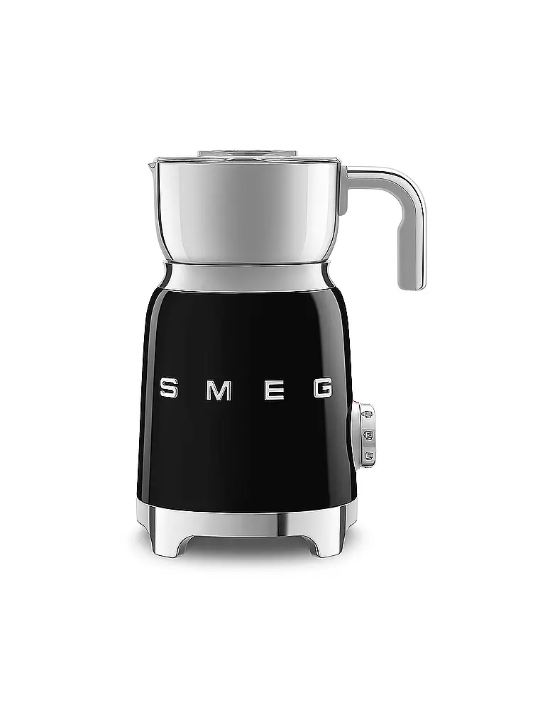 SMEG | Mousseur à lait Style Rétro Années 50 Noir MFF11BLEU | 
