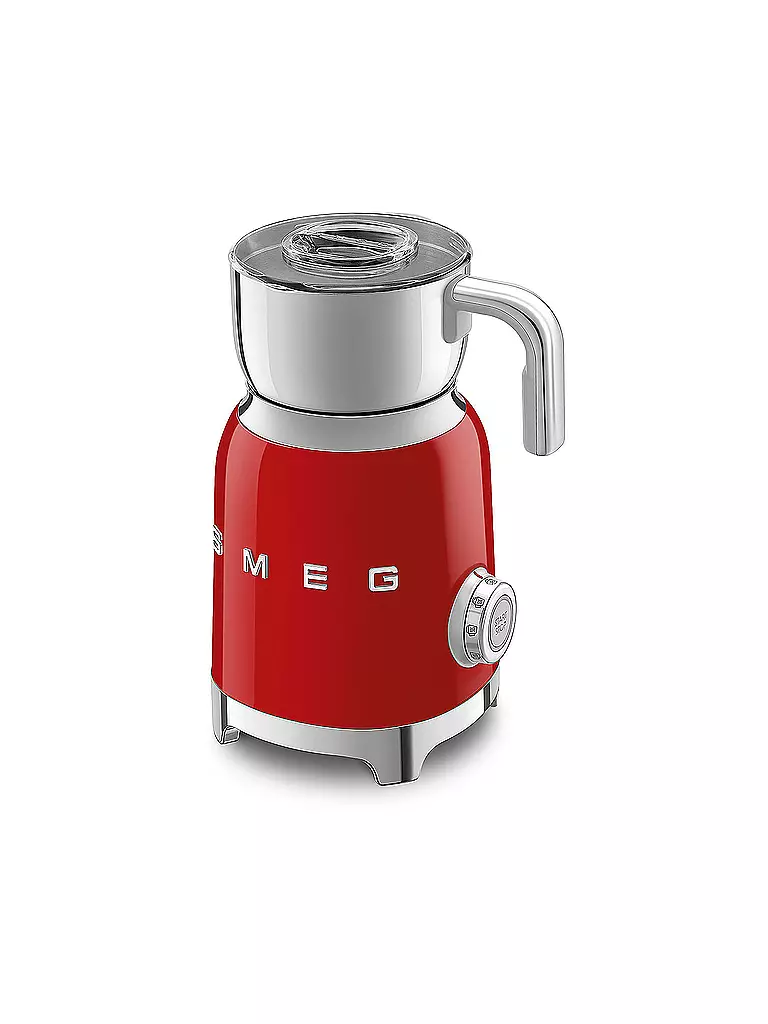 SMEG | Mousseur à lait Style Rétro Années 50 Rouge MFF01RDEU | 