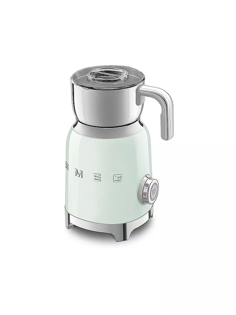 SMEG | Mousseur à lait Style Rétro Années 50 Vert Pastel MFF11PGEU | 