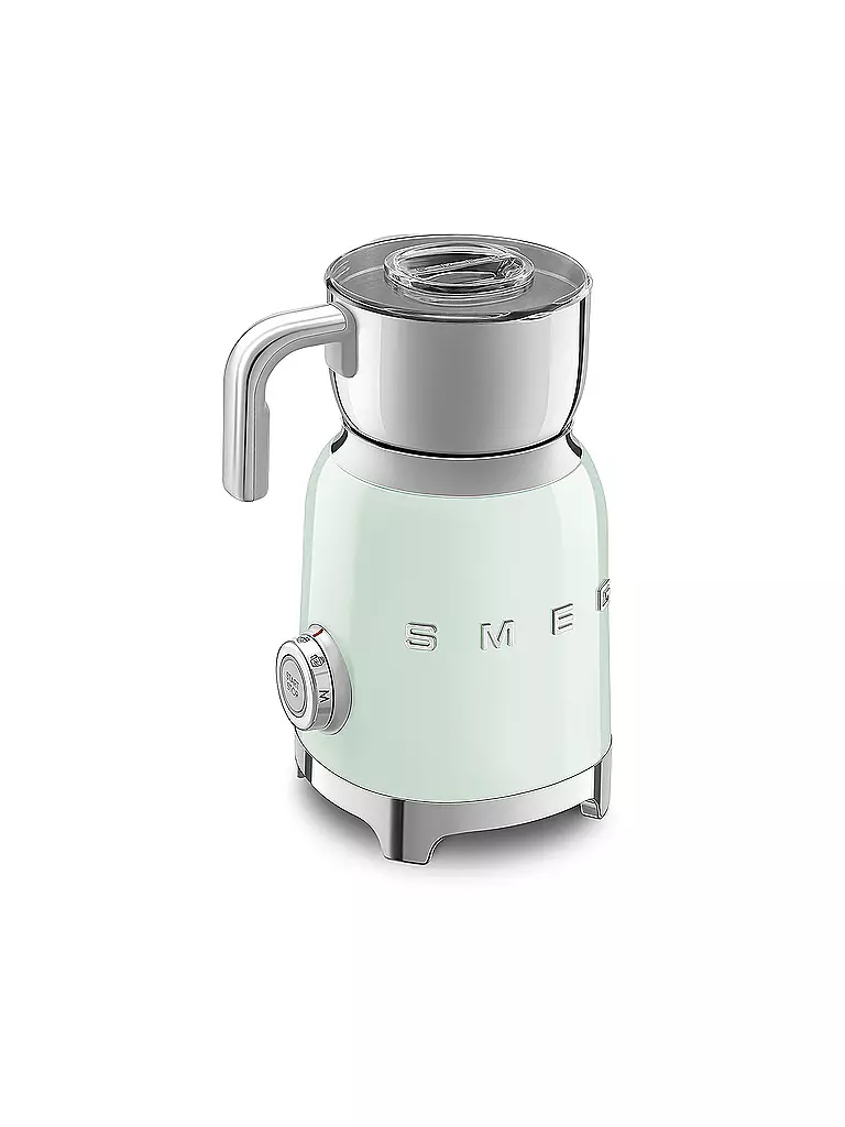 SMEG | Mousseur à lait Style Rétro Années 50 Vert Pastel MFF11PGEU | 