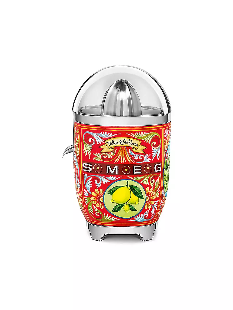 SMEG | Presse-agrumes "Dolce Gabbana" CJF01DG (Rouge/Décor) | bunt