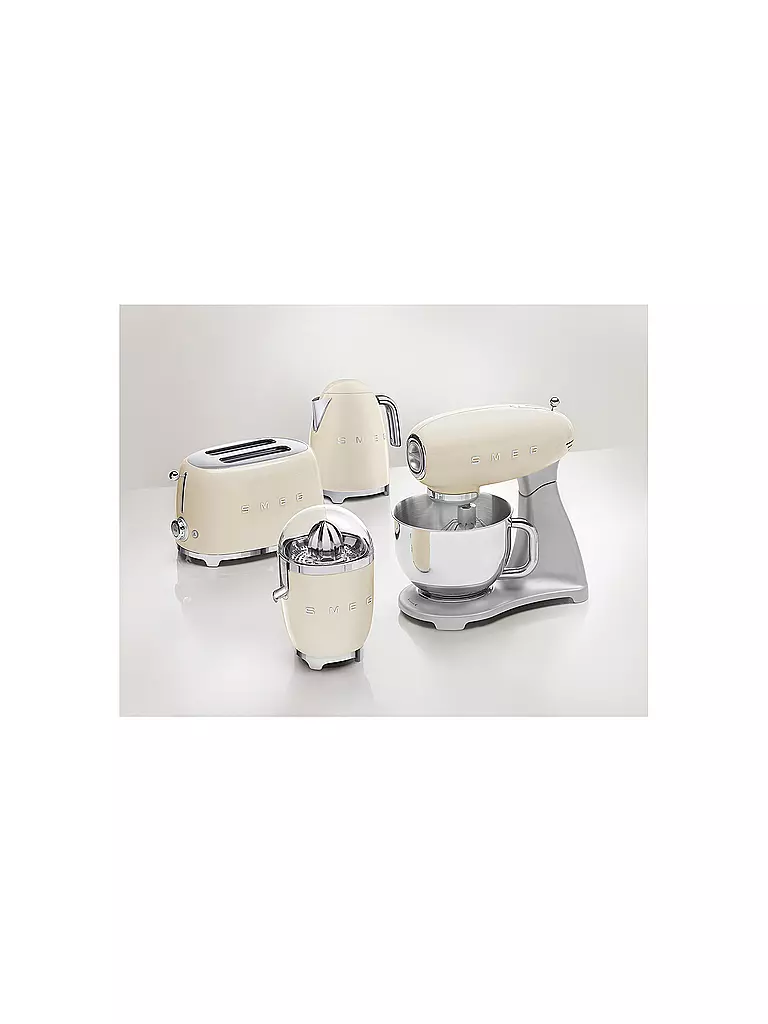 SMEG | Presse-agrumes Style Rétro Années 50 Crème CJF01CREU | Crème