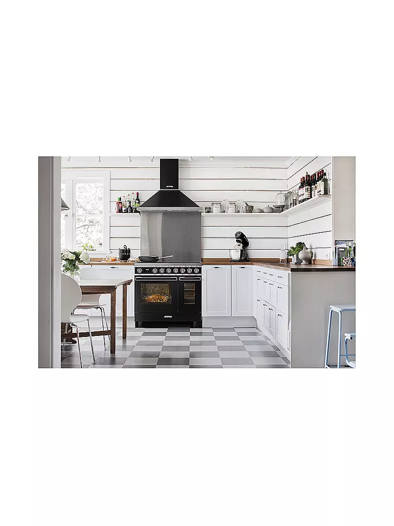 SMEG | Presse-agrumes Style Rétro Années 50 Noir CJF01BLEU |