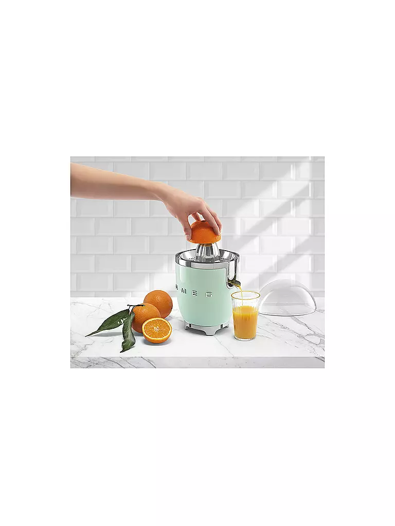 SMEG | Presse-agrumes Style Rétro Années 50 Vert Pastel CJF01PGEU | Vert clair