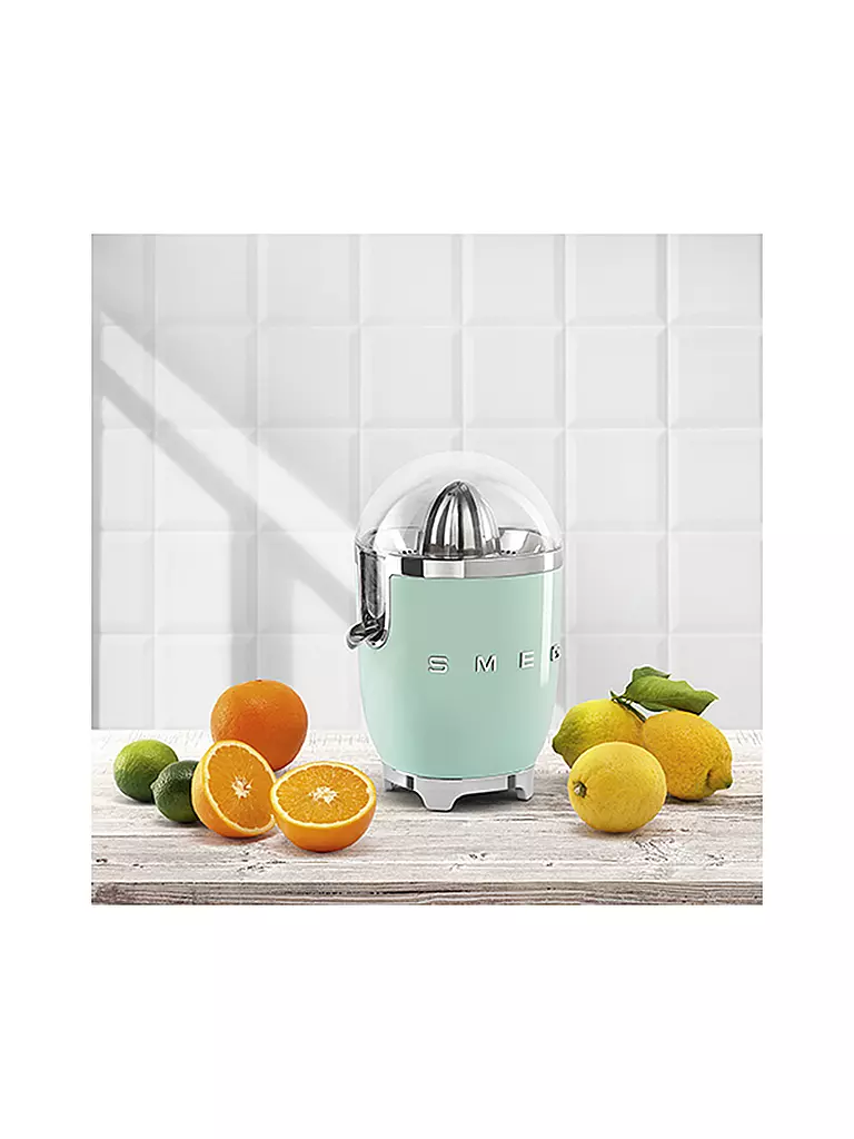SMEG | Presse-agrumes Style Rétro Années 50 Vert Pastel CJF01PGEU | Vert clair