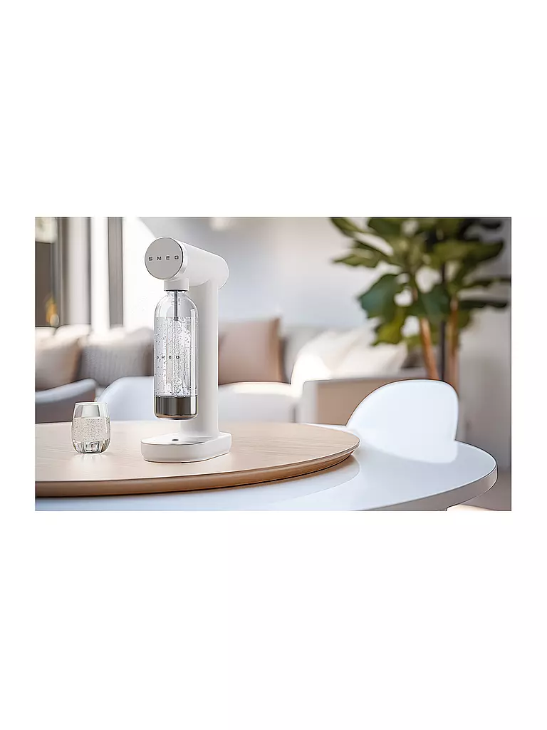 SMEG | Wassersprudler Soda-Stream 1L Weiss/Matt | Blanc