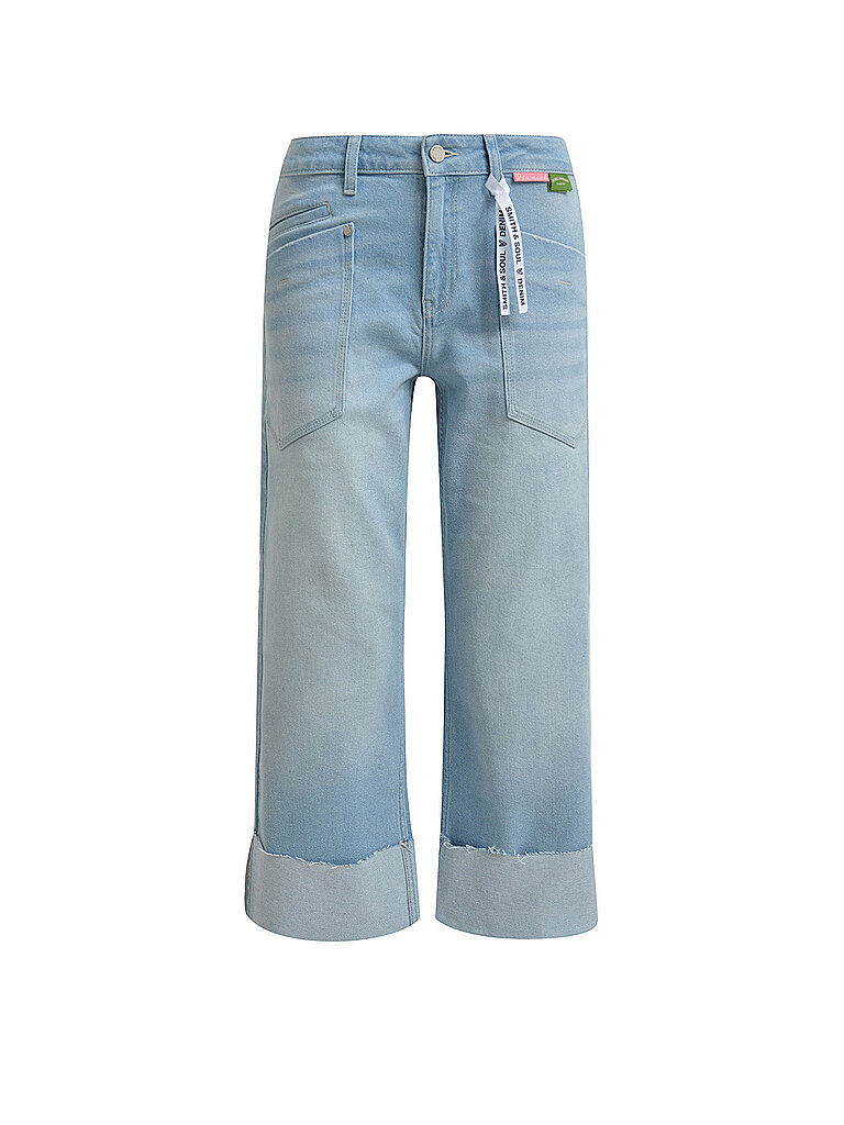 Jeans Jambe Large 7/8 bleu 28