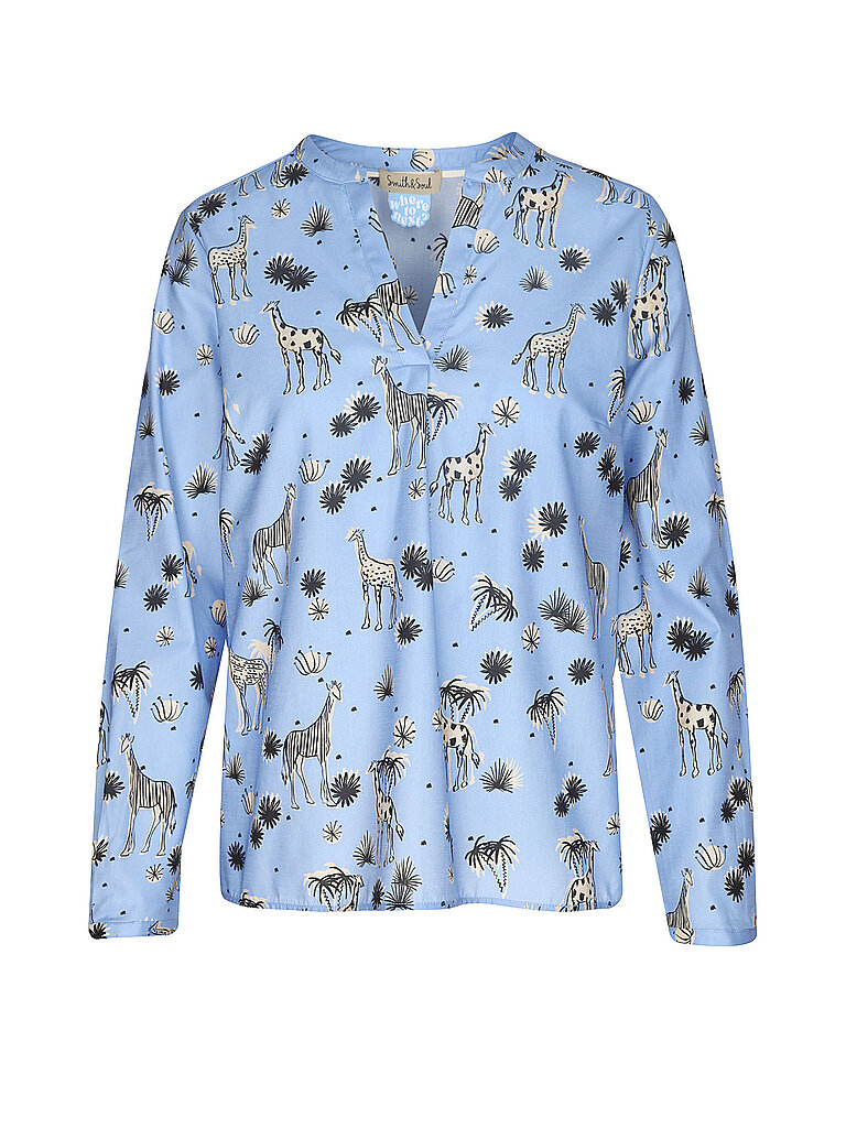 Smith&soul Blusenshirt bleu XS