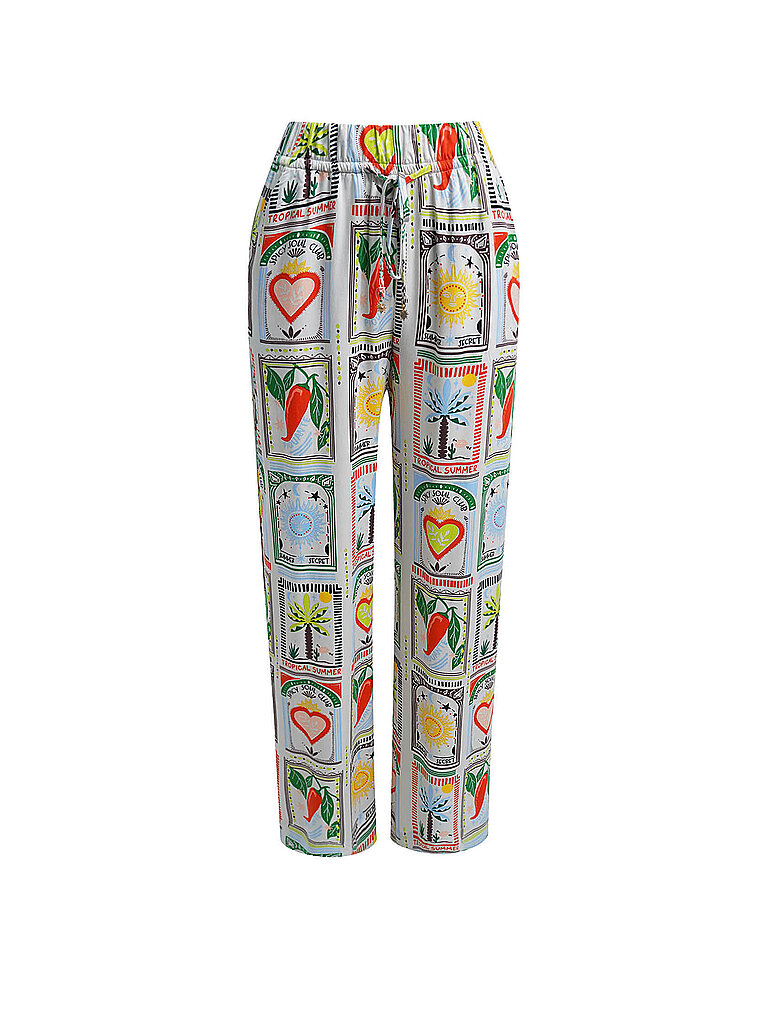 Pantalon de jogging coupe décontractée multicolore L