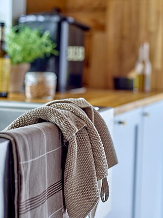 SOEDAHL | Torchon 50x70cm MINIMAL Taupe