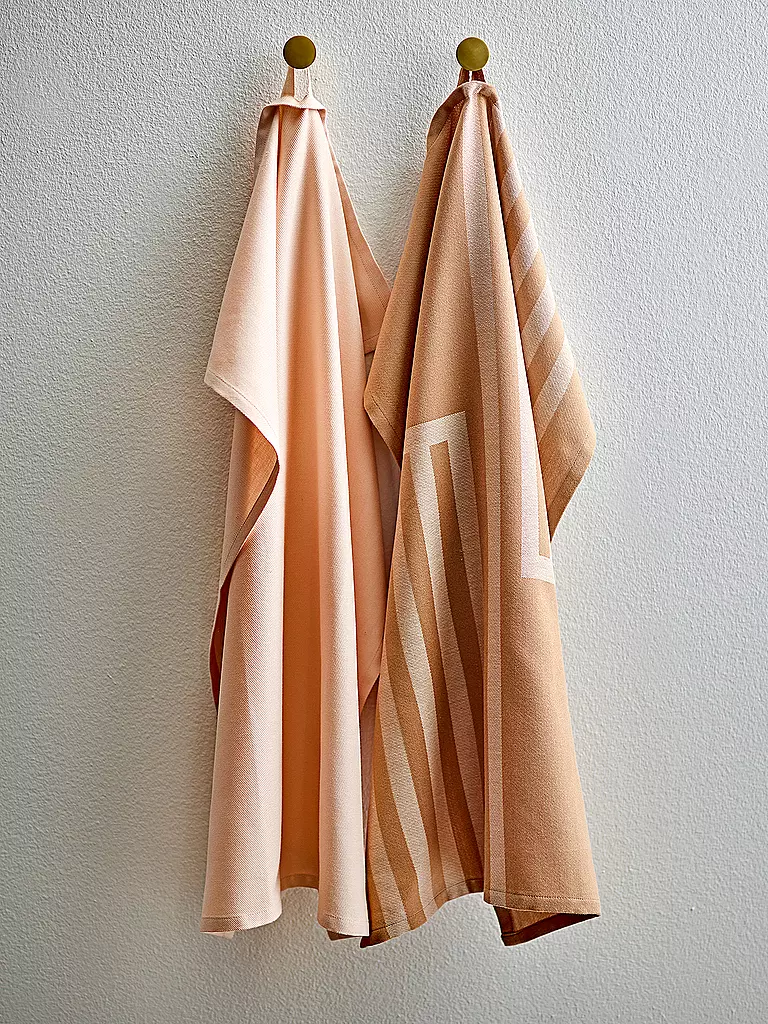 SOEDAHL | Set de 2 torchons REFLECTION Warm Taupe | hellbraun