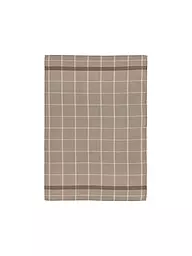 SOEDAHL | Torchon 50x70cm MINIMAL Blue | Marron clair