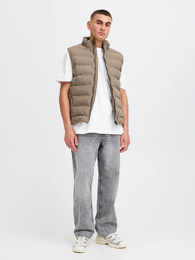 SOLID | Gilet matelassé MILAS | grau