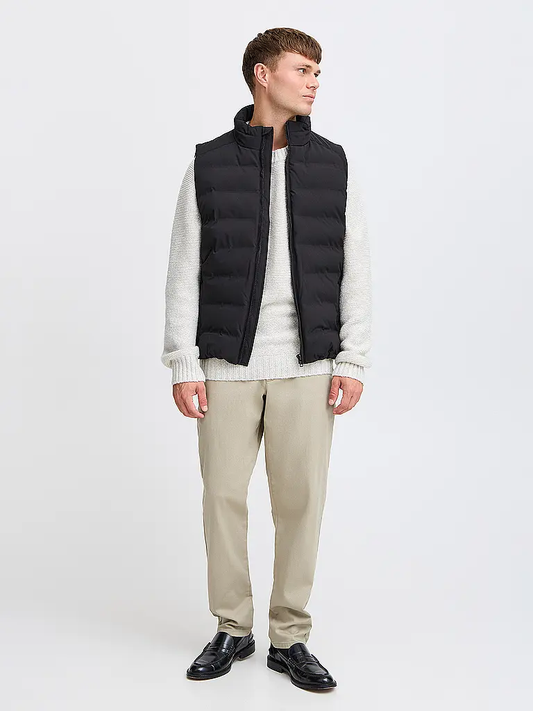 SOLID | Gilet matelassé MILAS | schwarz