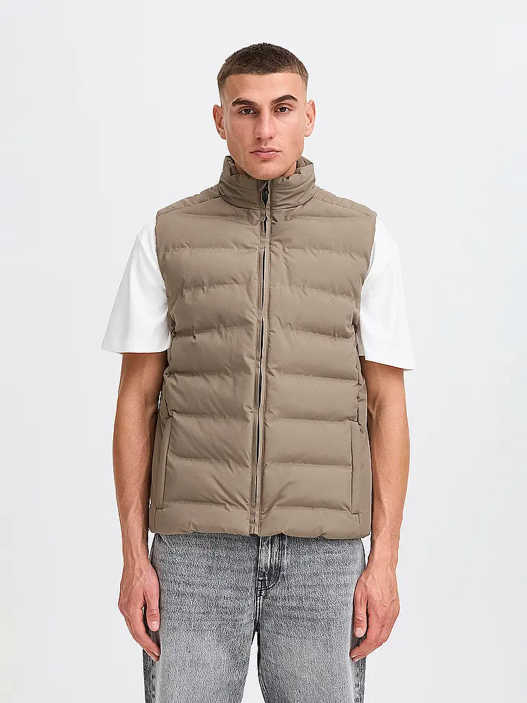 SOLID | Gilet matelassé MILAS | grau