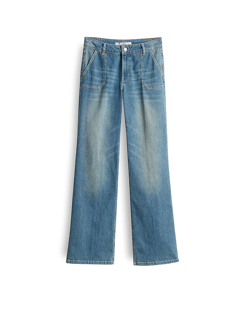 Jeans Wide Leg CARIE UTILITY bleu 40