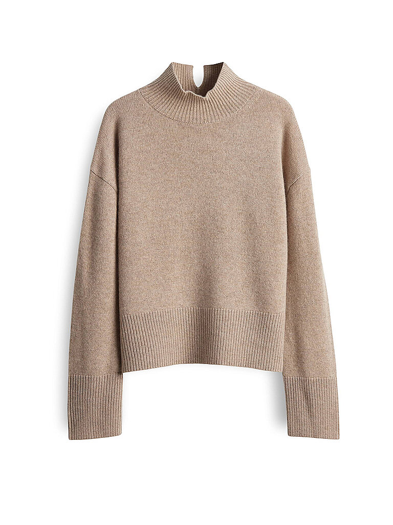 Pull en cachemire TENNI marron clair S