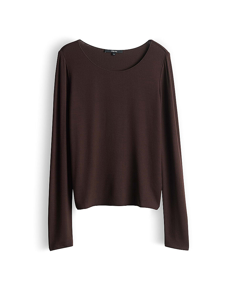 Langarmshirt KIROSA SOFT LONG marron 38