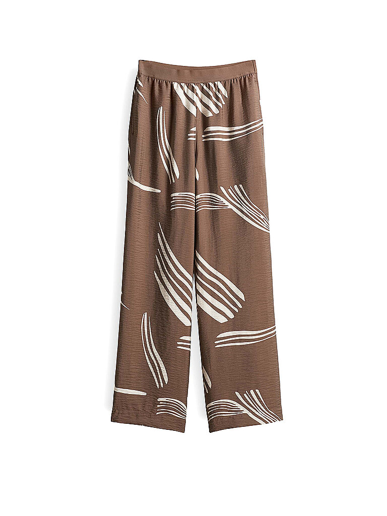 Marlenehose CEVIL LEAF marron clair 40