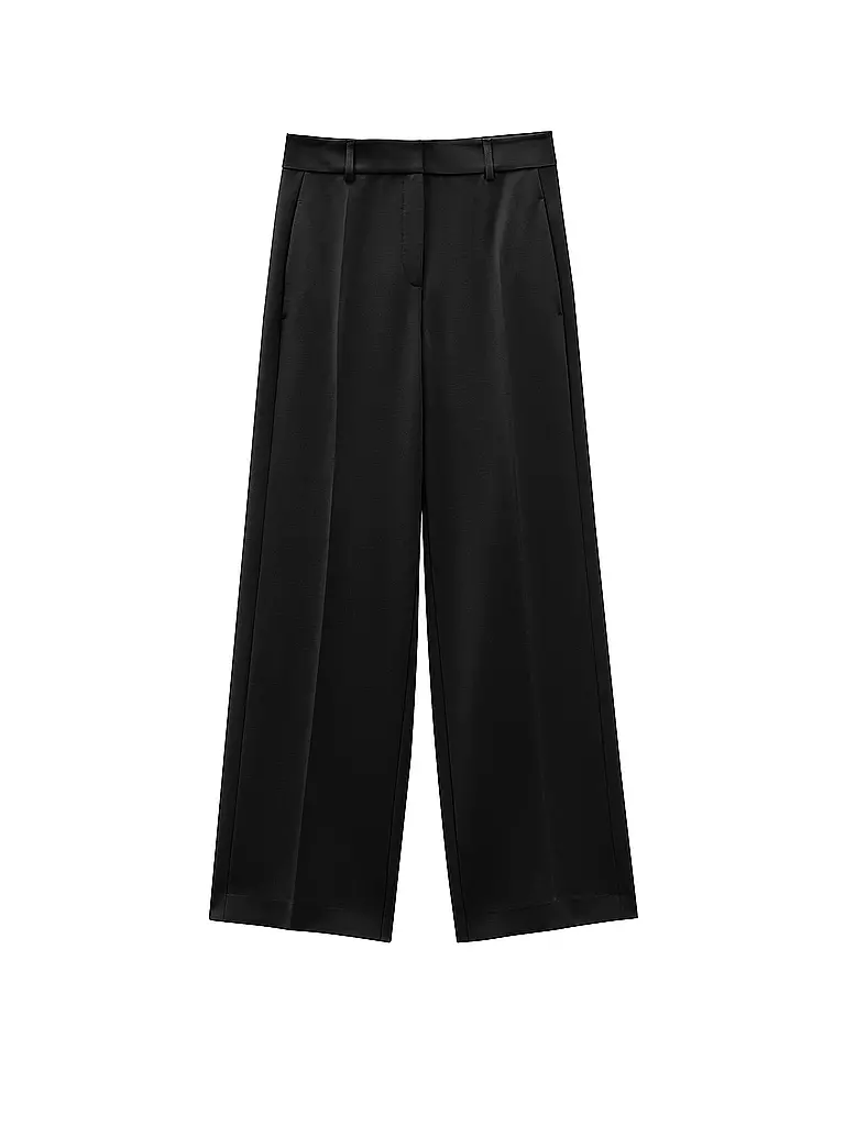 SOMEDAY | Businesshose Wide Fit CATSBY DETAIL | Noir