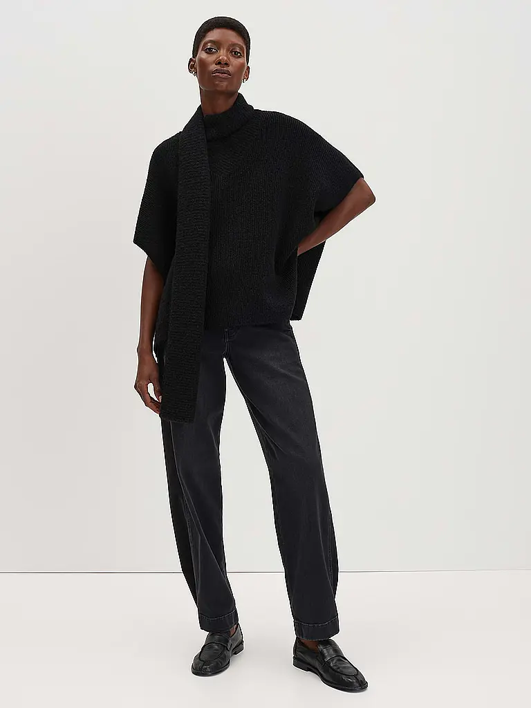 SOMEDAY | Cape - Poncho BOLANA CAPE | Noir