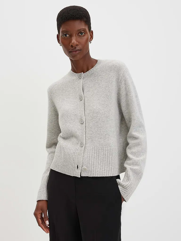 SOMEDAY | Cardigan en cachemire TEOLA | hellgrau