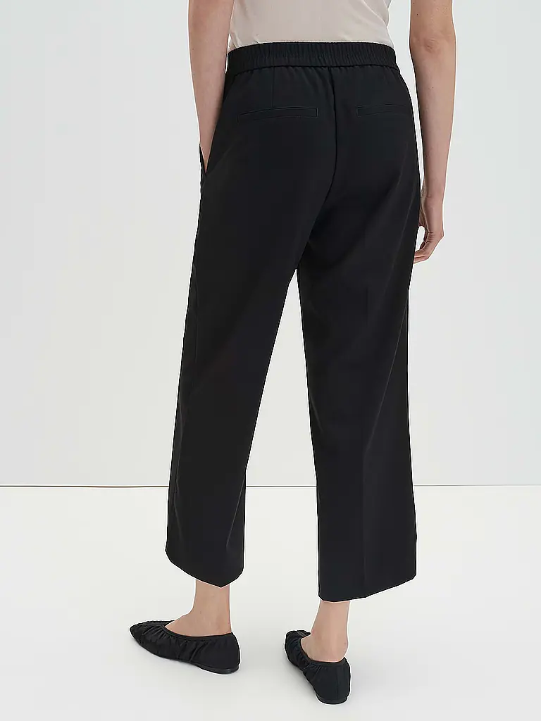 SOMEDAY | Culotte CHARLIE CROPPED WIDE | Noir