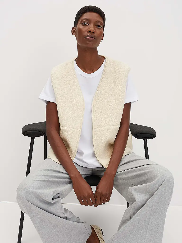 SOMEDAY | Gilet aspect fourrure ULIV | 