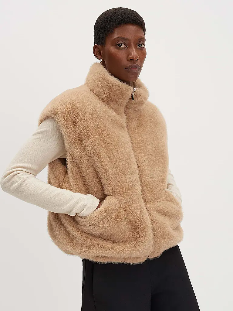 SOMEDAY | Gilet en fausse fourrure VAARI |