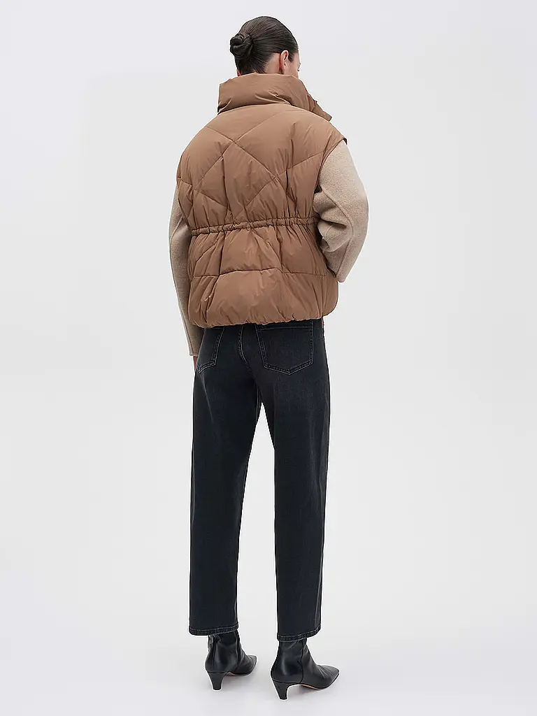SOMEDAY | Gilet matelassé VESARA | camel
