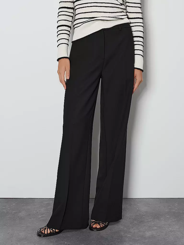 SOMEDAY | Hose Wide Fit CATSBY | Noir