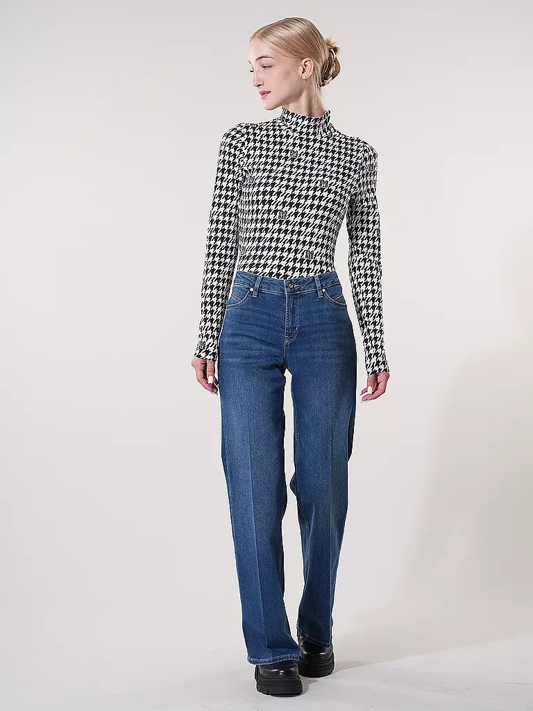 SOMEDAY | Jeans Flared Fit CARIE ICONIC | Bleu foncé