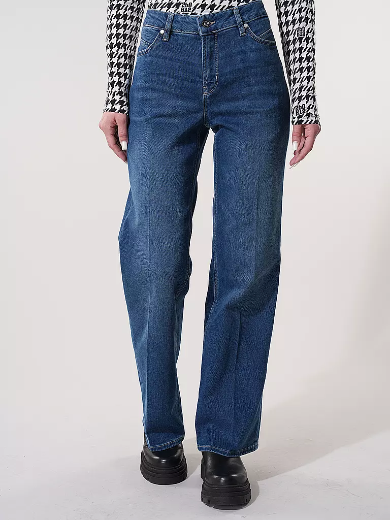 SOMEDAY | Jeans Flared Fit CARIE ICONIC | Bleu foncé