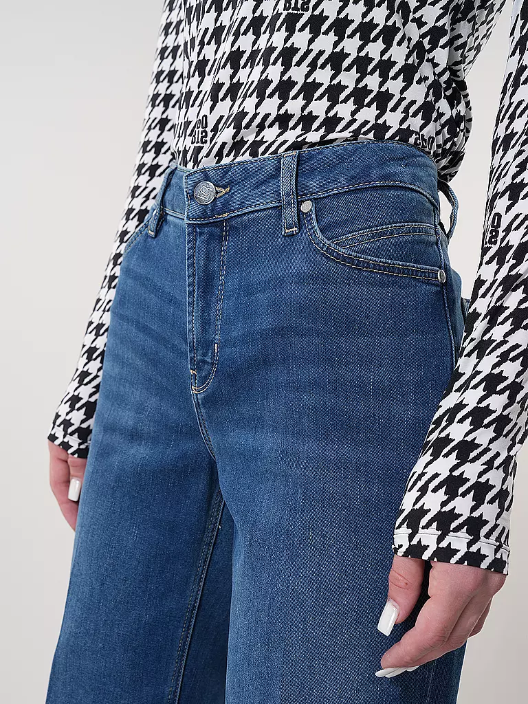 SOMEDAY | Jeans Flared Fit CARIE ICONIC | Bleu foncé