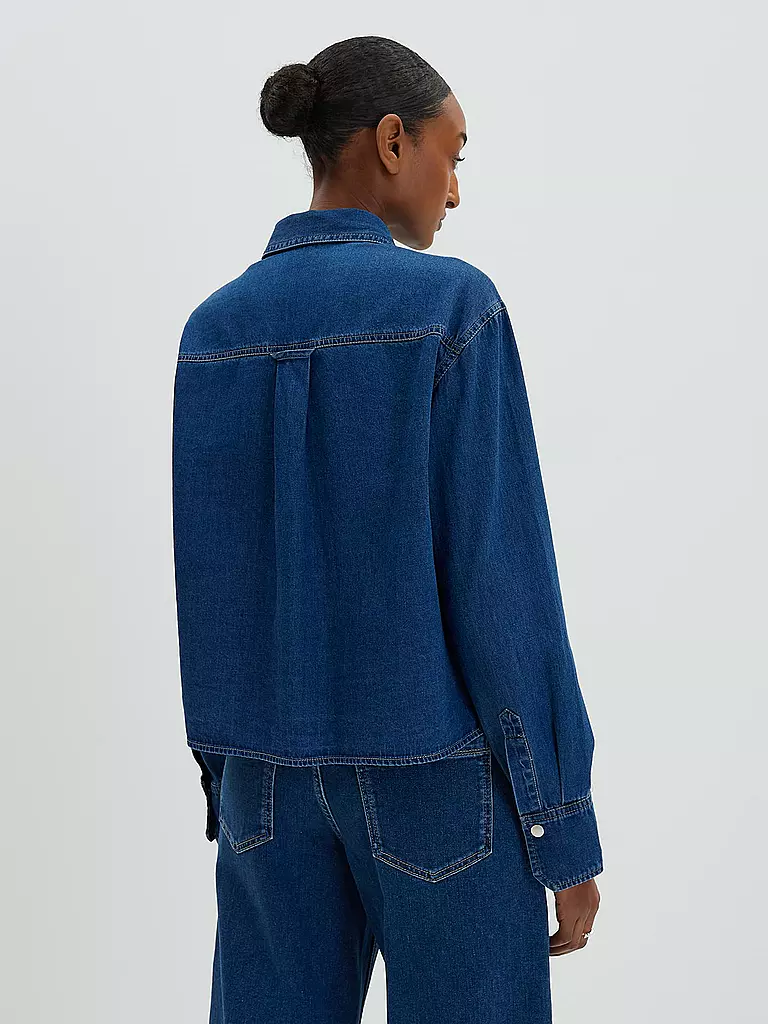 SOMEDAY | Jeansbluse ZAPIRA | Bleu foncé