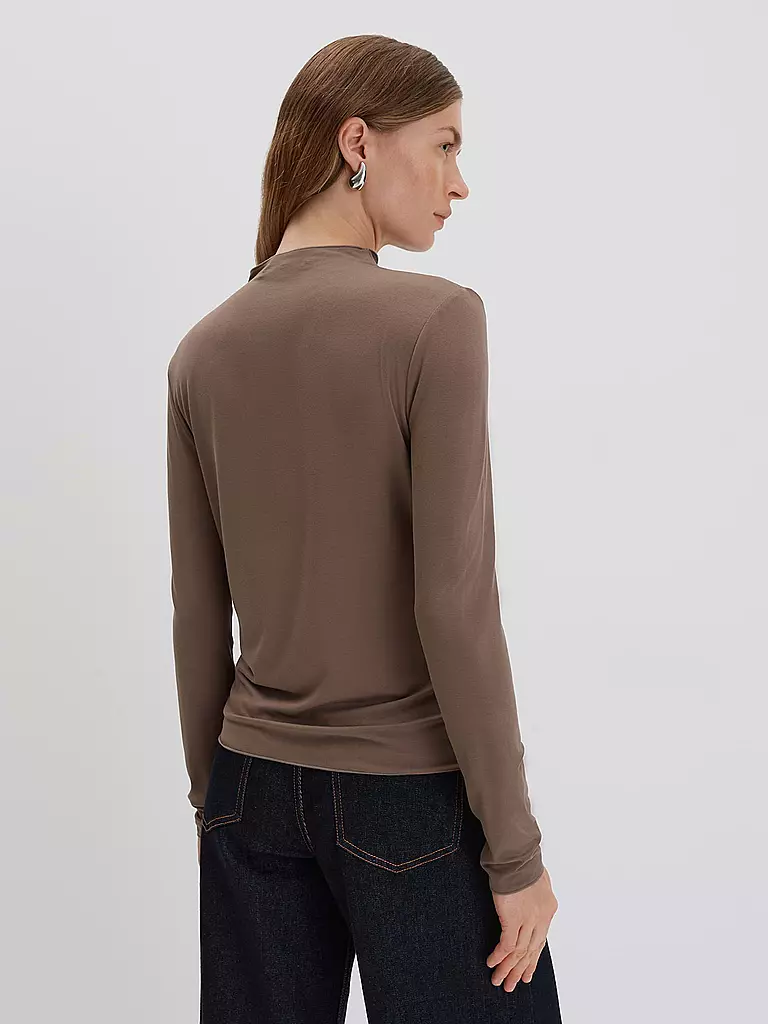 SOMEDAY | Langarmshirt KARINN | Marron