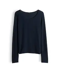 SOMEDAY | Langarmshirt KIROSA SOFT LONG | Bleu foncé