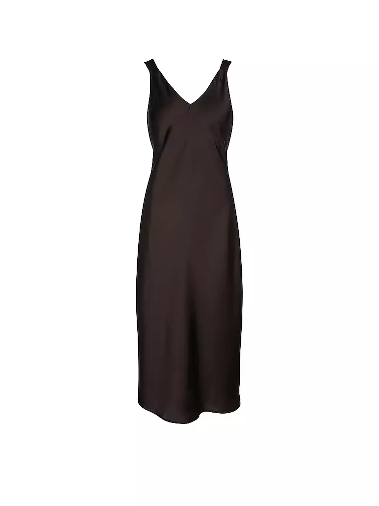 SOMEDAY | Midikleid QOVA PURE | Marron