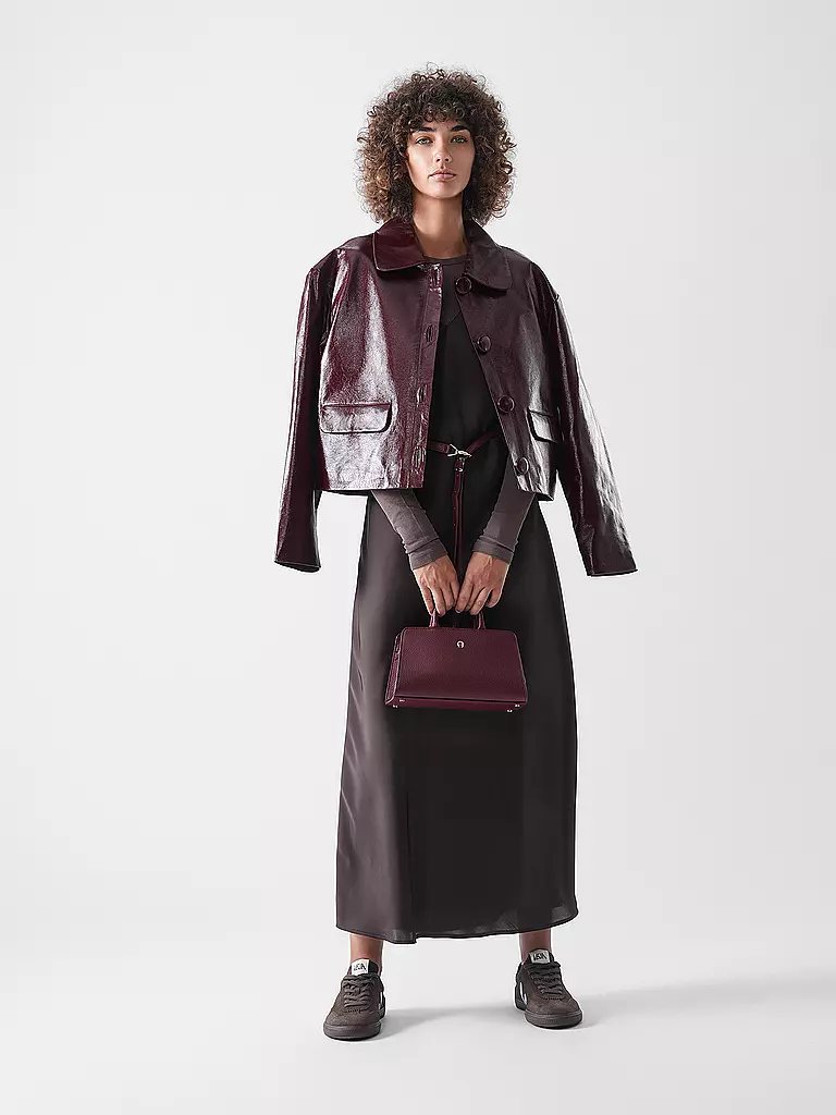 SOMEDAY | Midikleid QOVA PURE | Marron