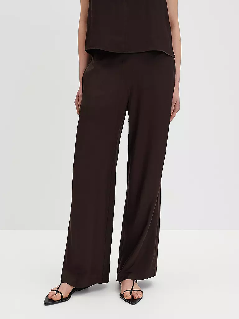 SOMEDAY | Pantalon de jogging coupe CHARLIE PALAZZO | braun