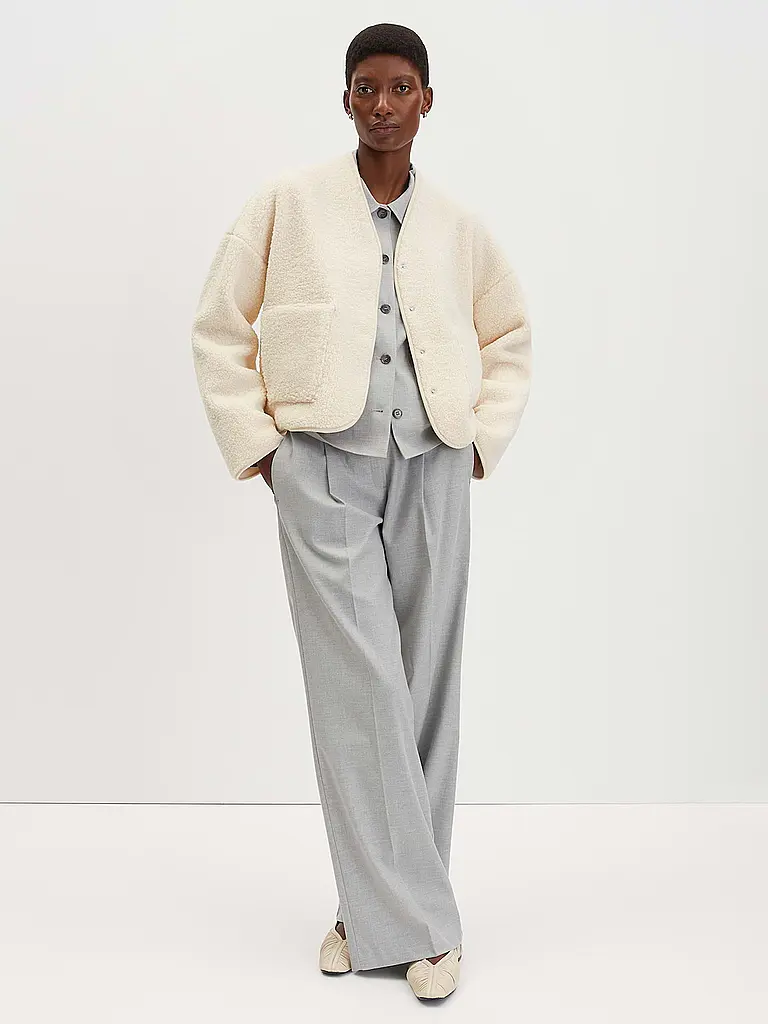 SOMEDAY | Petite veste en fausse fourrure UTEDDY DETAIL | Crème